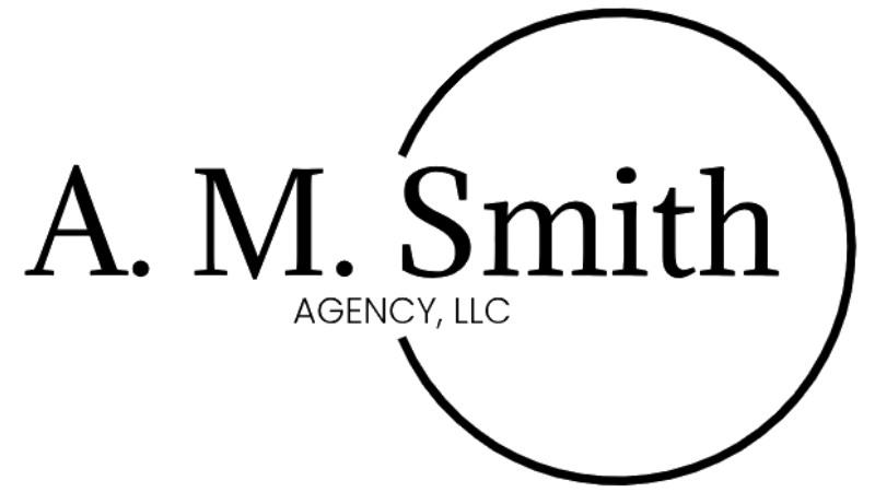 A green background with the name of m. Smith agency, llc